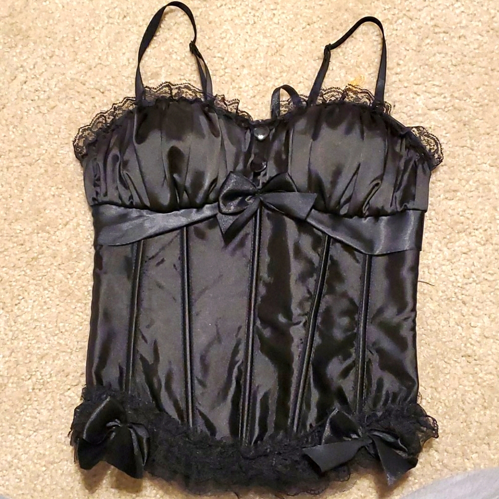 NWOT Black Corset Top